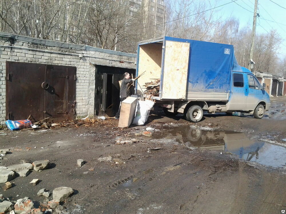 Вывоз мусора газелью